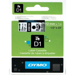 CINTA ROTULADORA AUTOADHESIVA DYMO D1 PARA ROTULADORAS LABEL MANAGER DE 12MM X 7 METROS DE LONGITUD