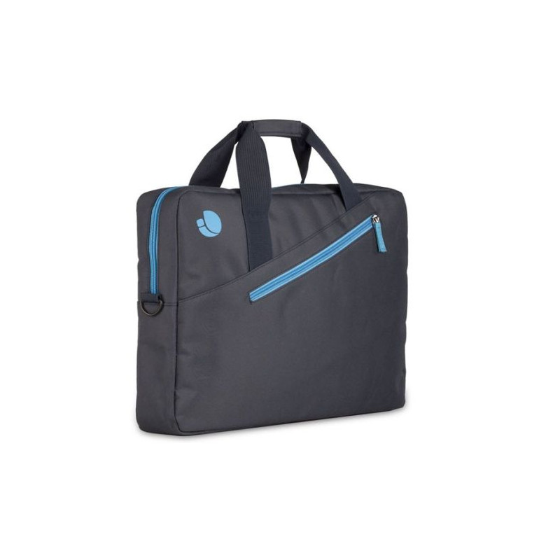 Maletín para Portátil NGS Ginger GINGERBLUE - 15.6 · Nylon Negro/Azul
