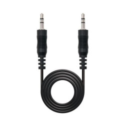 Cable de Audio Jack 3.5mm-M a Jack 3.5mm-M - 3 m · Negro
