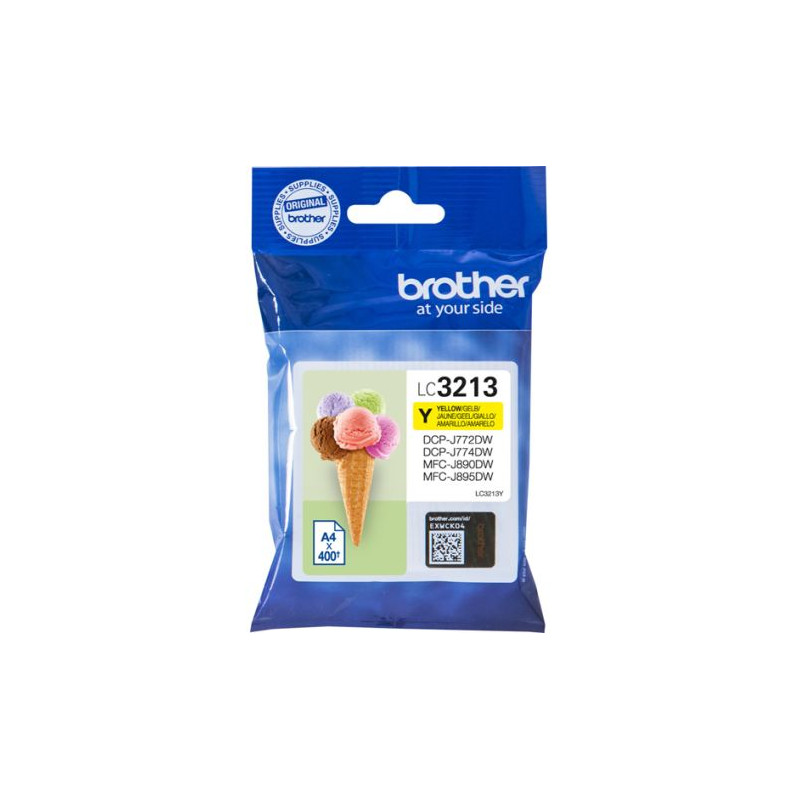 Cartucho Original BROTHER LC3213 Amarillo - LC3213Y [ML-4.7][PAG-400]