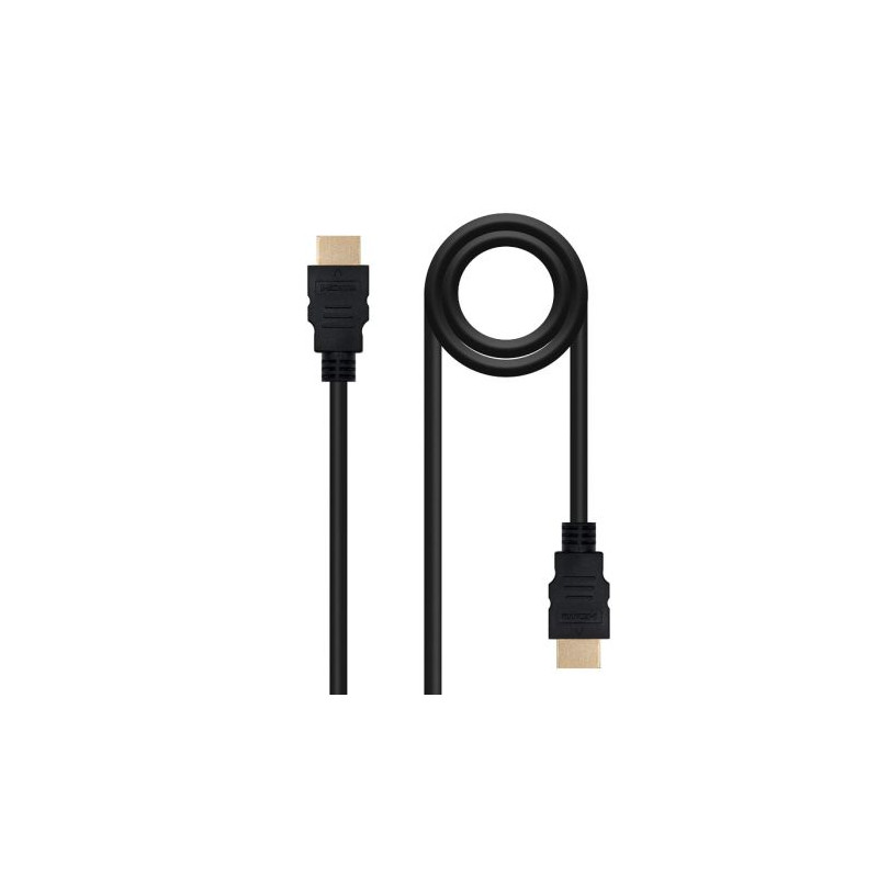 Cable HDMI V2.0 4K Tipo A/M /  HDMI Tipo A/M -  1.5 m · Negro