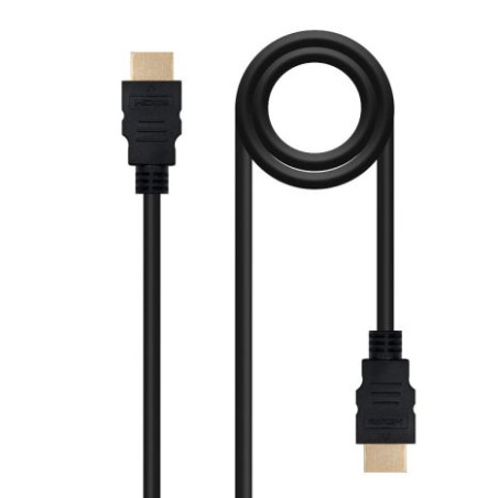 Cable HDMI V2.0 4K Tipo A/M /  HDMI Tipo A/M -  1.5 m · Negro