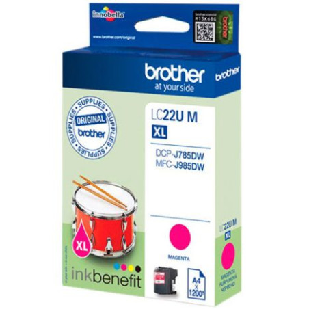 Cartucho Original BROTHER LC22U Magenta - LC22UMBP [PAG-1200]