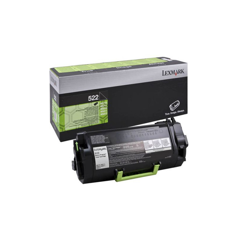 Toner Original LEXMARK 52D2000 Negro - 52D2000 [PAG-6000]