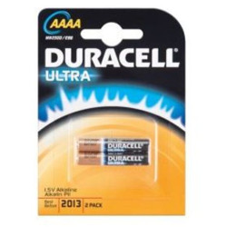 PACK DE 2 PILAS DURACELL ULTRA AAAA - 1.5V - ALCALINA AAAA