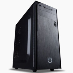 CAJA SEMITORRE ATX HIDITEC KLYP CHA010018 - USB 2.0 - 2*USB 3.0 - VENTILADOR 80MM - ADMITE GRAFICAS 360MM - NEGRO