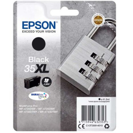 Cartucho Original EPSON 35XL Negro - C13T35914010 [ML-41.2]