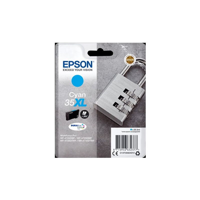 Cartucho Original EPSON 35XL Cyan - C13T35924010 [ML-20.3]