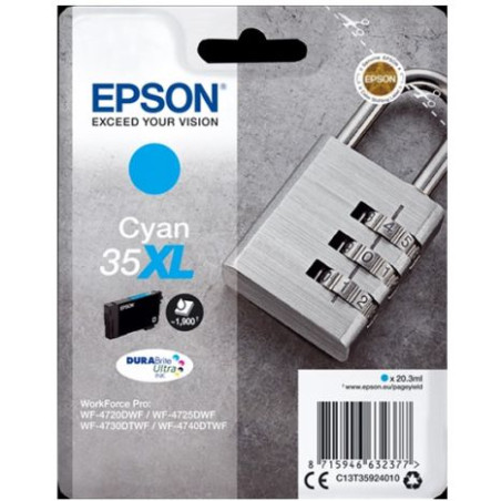 Cartucho Original EPSON 35XL Cyan - C13T35924010 [ML-20.3]