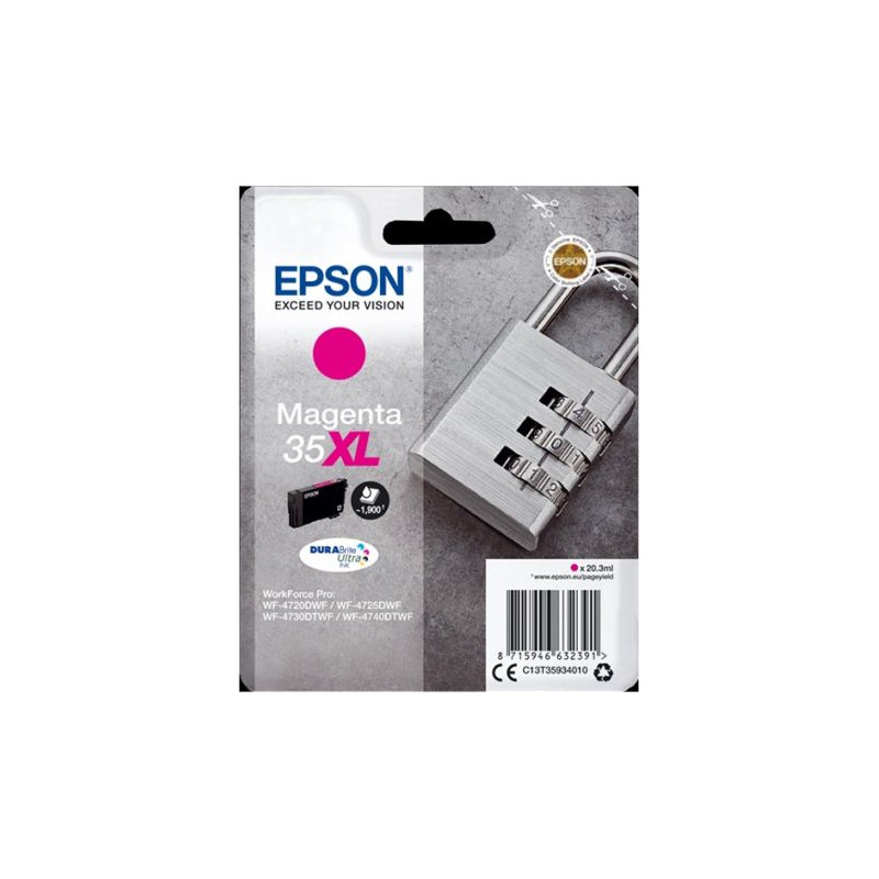 Cartucho Original EPSON 35XL Magenta - C13T35934010 [ML-20.3]