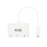 Adaptador USB Tipo C a HDMI-USB-USB Tipo C - 0.15m · Blanco