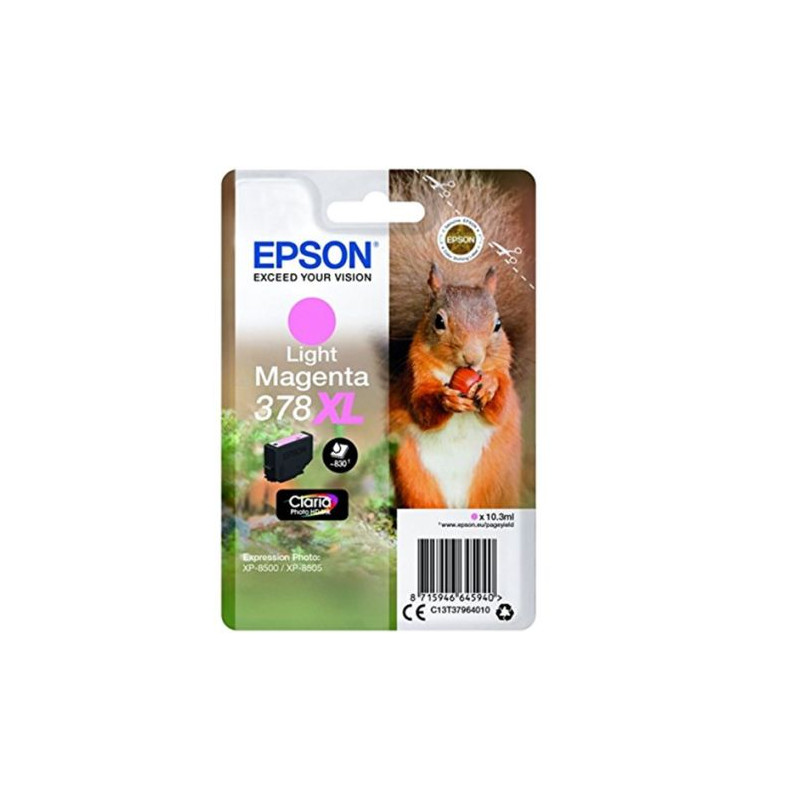 Cartucho Original EPSON 378XL Magenta claro - C13T37964010 [ML-10.3][PAG-830]