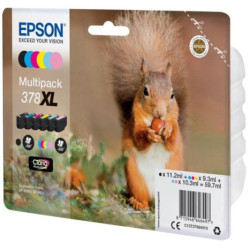 Pack Cartucho Original EPSON 378XL BK+C+M+Y - C13T37984010 [ML-10.3][PAG-830]