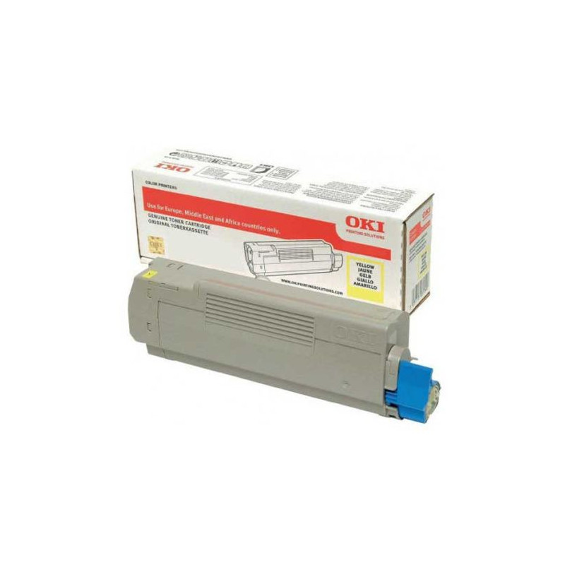 Toner Original OKI 46490605 Amarillo - 46490605 [PAG-6000]