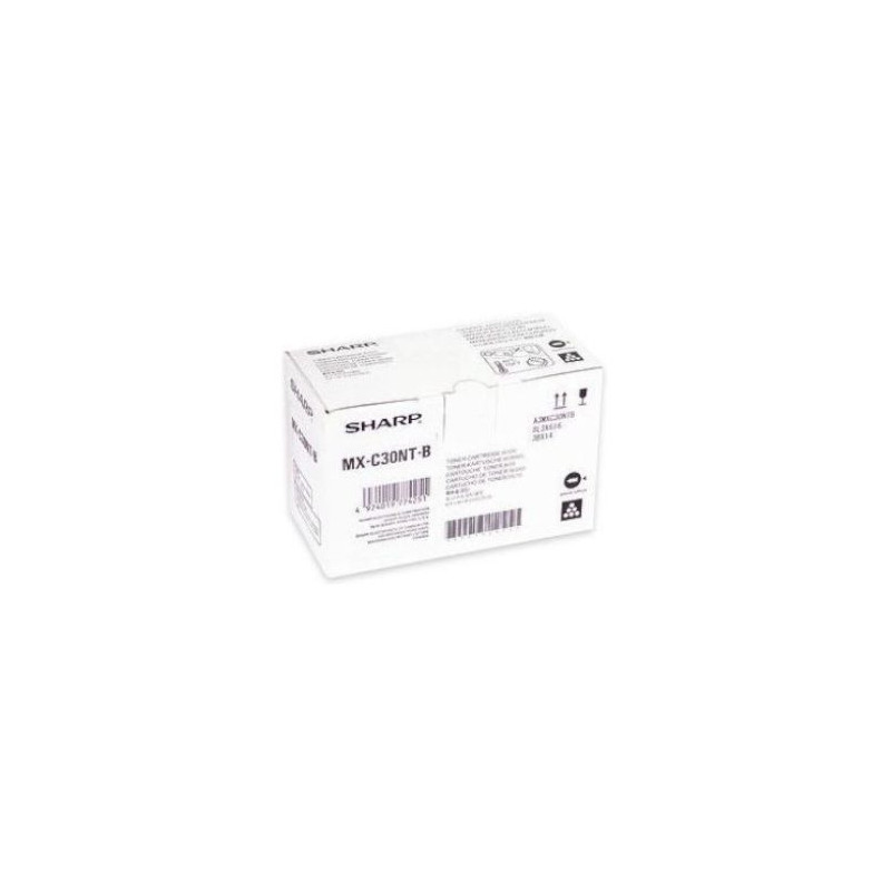 Toner Original SHARP MX-C30 Negro - MXC30GTB [PAG-6000]