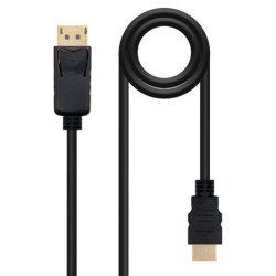 Cable Displayport/M a HDMI/M - 2 m · Negro
