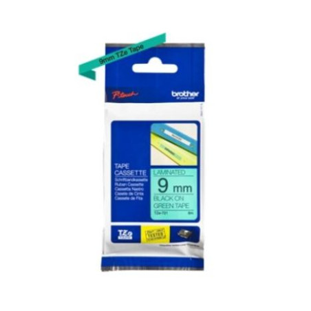 ORIGINAL BROTHER CINTA LAMINADA VERDE/NEGRO 9MM