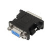 ADAPTADOR DE DVI A SVGA AISENS A118-0092 - 24+5 MACHO / HDB15 HEMBRA - NEGRO