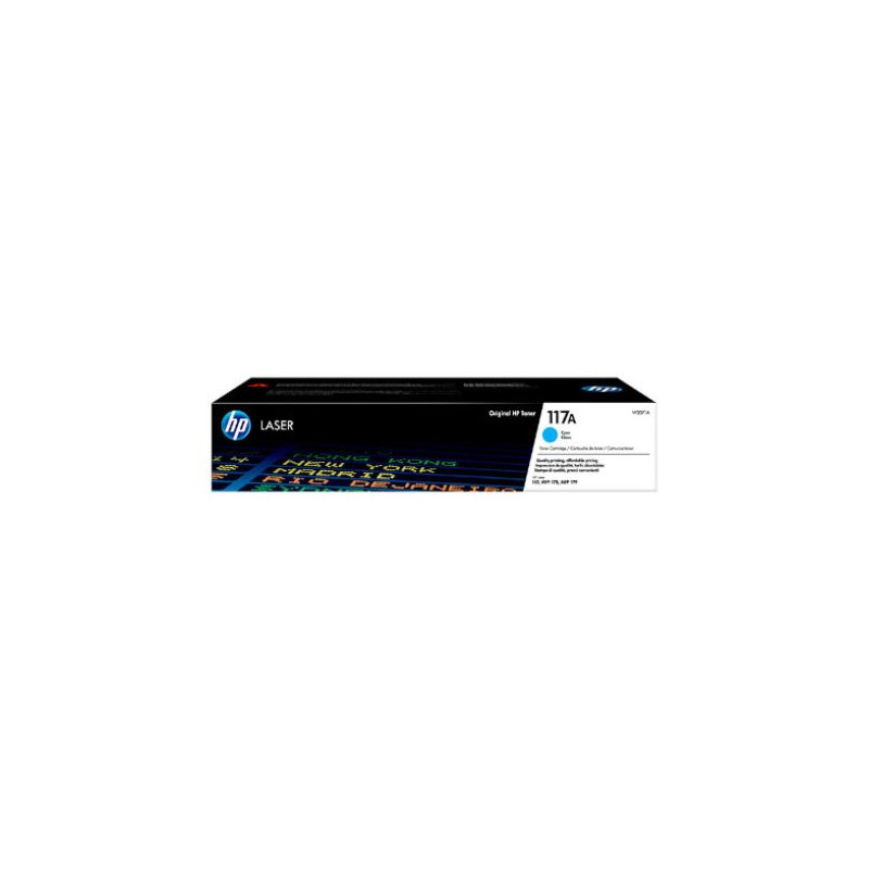 Toner Original HP 117A Cian - W2071A [PAG-700]