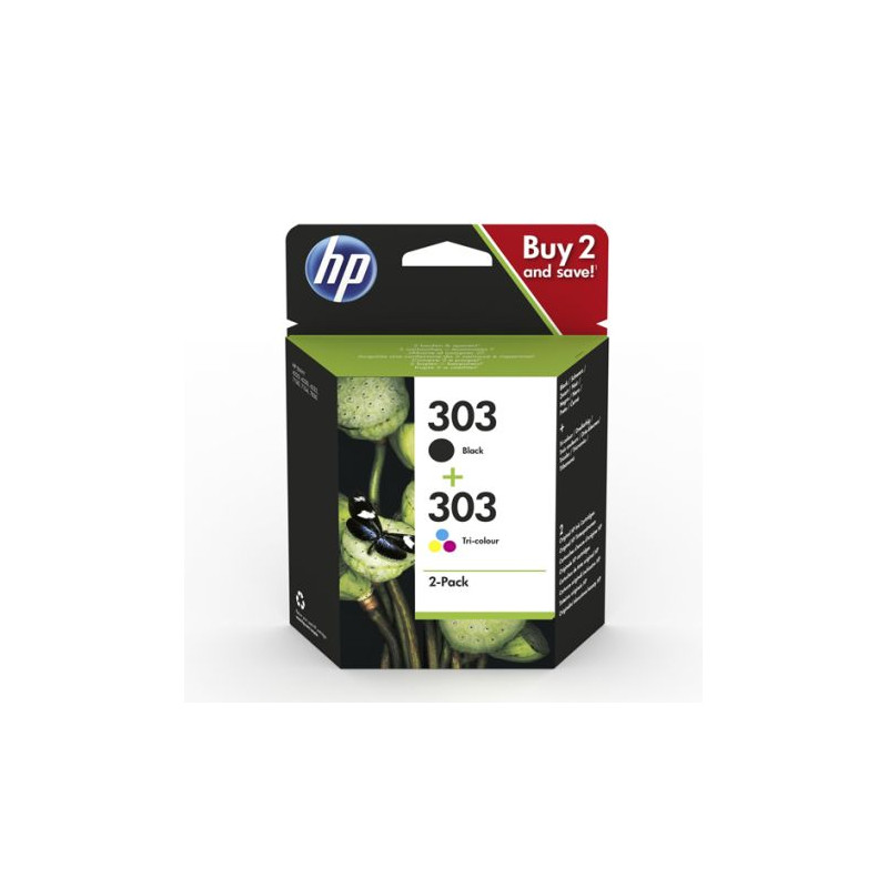 Cartucho Original HP 303 BK+C+M+Y - 3YM92AE [ML-4][PAG-200]