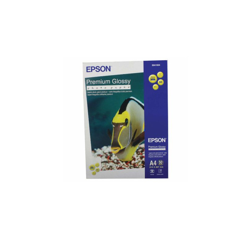 Papel Fotográfico Original EPSON Premium Glossy Photo A4 255 gr 50 Hojas - C13S041624