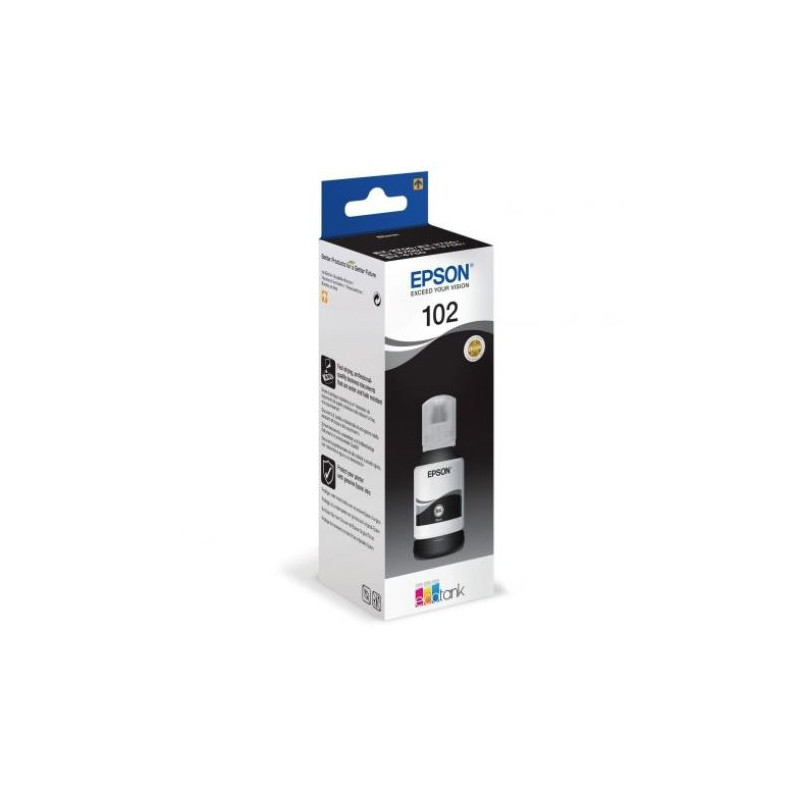 Botella Original EPSON 102 Negro - C13T03R140 [ML-127]