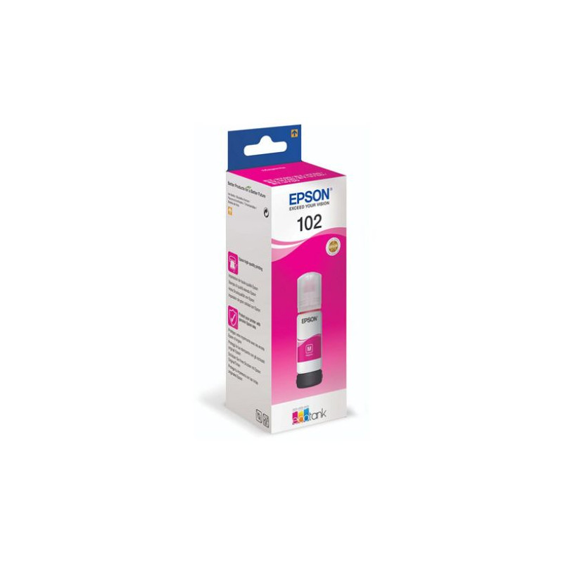 Botella Original EPSON 102 Magenta - C13T03R340 [ML-70]