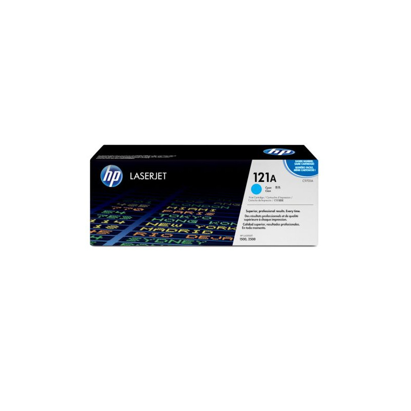 Toner Original HP 121A Cian - C9701A-REF Embalaje Deteriorado [PAG-4000]