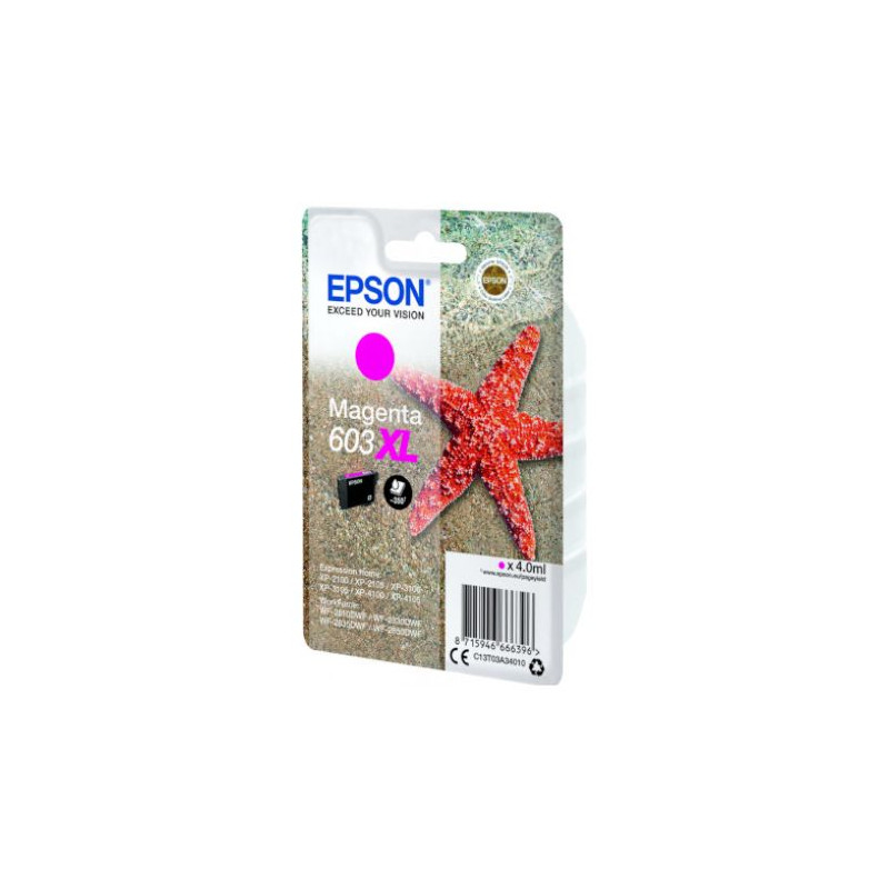 Cartucho Original EPSON 603XL Magenta - C13T03A340 [ML-12][PAG-350]