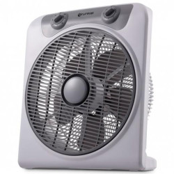 BOX FAN GRUNKEL VENTILADOR DE SUELO 50W 3 VELOCIDADES C/TEMPORIZADOR GRIS
