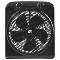 BOX-FAN NG GRUNKEL VENTILADOR DE SUELO 50W 3 VELOCIDADES C/TEMPORIZADOR NEGRO