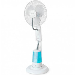 FAN-16NEBULIZADOR GRUNKEL VENTILADOR DE PIE C/NEBULIZADOR 75W PROGRAMABLE 3 VELOCIDADES BLANCO