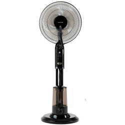 FAN-16NEBULIZADORN GRUNKEL VENTILADOR DE PIE C/NEBULIZADOR 75W PROGRAMABLE 3 VELOCIDADES NEGRO