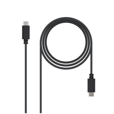 Cable USB 2.0 3A USB Tipo C/M a USB Tipo C/M - 2 m