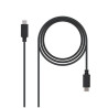 Cable USB 2.0 3A USB Tipo C/M a USB Tipo C/M - 2 m