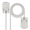 Cable Serie RS232 DB9/M a DB9/H - 1.8 m · Beige