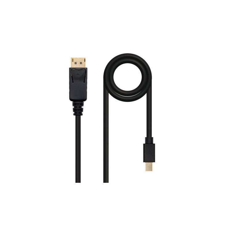 Cable Displayport Mini DP/M a DP/M - 2 m · Negro