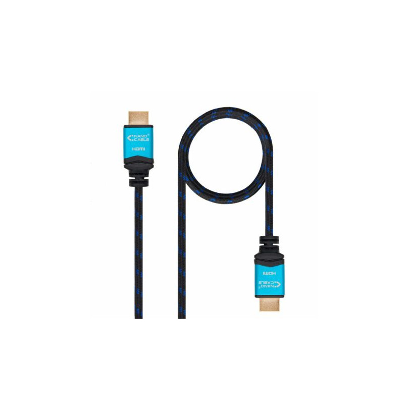 Cable HDMI V2.0 Tipo A/M a Tipo A/M - 1.5 m · Negro · Azul