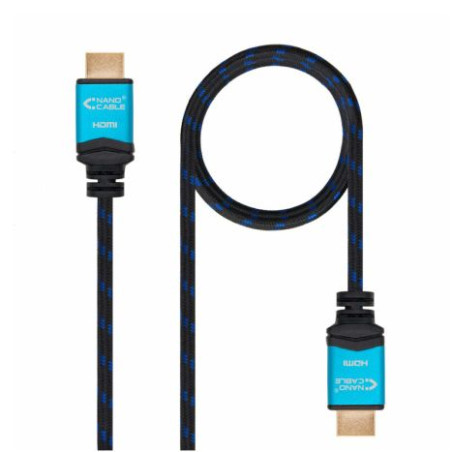 Cable HDMI V2.0 Tipo A/M a Tipo A/M - 1.5 m · Negro · Azul