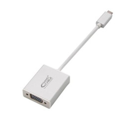 Conversor USB Tipo C/M a VGA/H - 0.10 m · Gris
