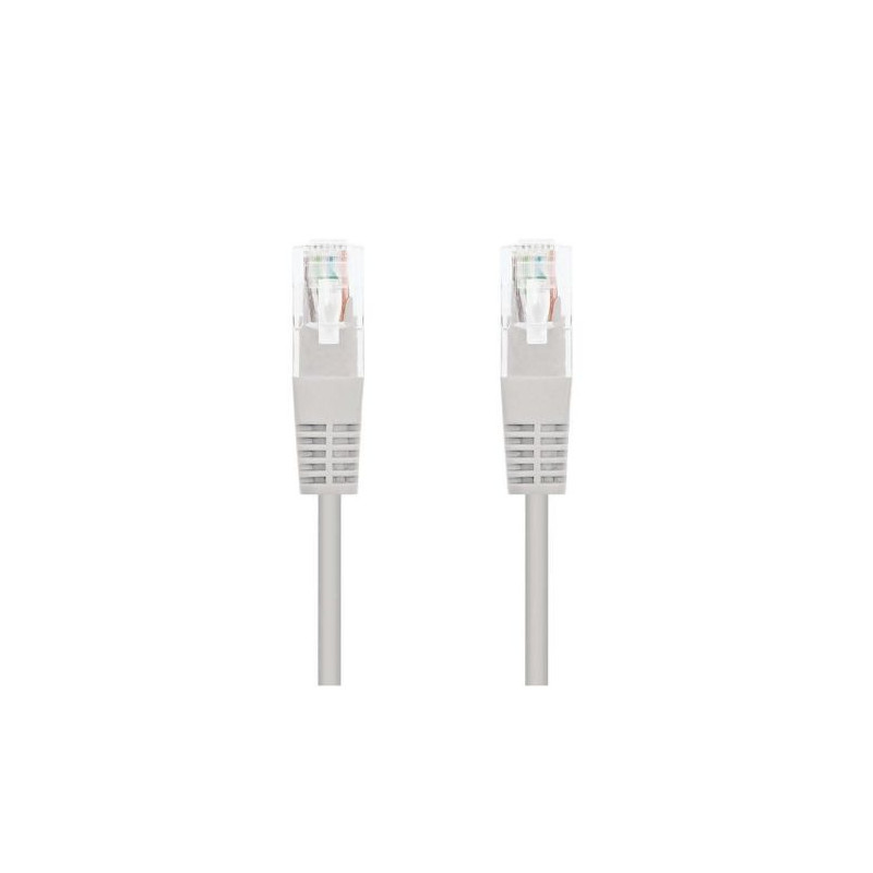 Cable de Red Latiguillo RJ45 Cat 5E UTP - 0.30 m · Gris