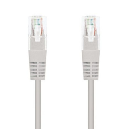 Cable de Red Latiguillo RJ45 Cat 5E UTP - 1 m · Gris