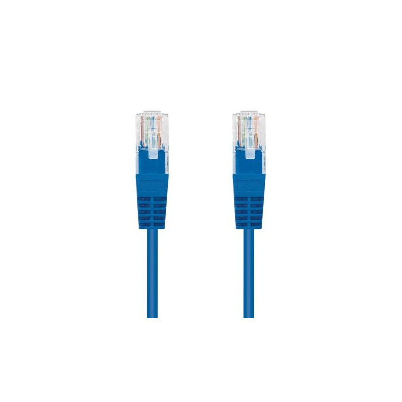 Cable de Red Latiguillo RJ45 Cat 5E UTP - 1 m · Azul