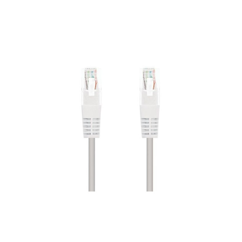 Cable de Red Latiguillo RJ45 Cat 5E UTP - 5 m · Blanco