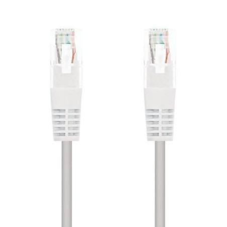 Cable de Red Latiguillo RJ45 Cat 5E UTP - 5 m · Blanco