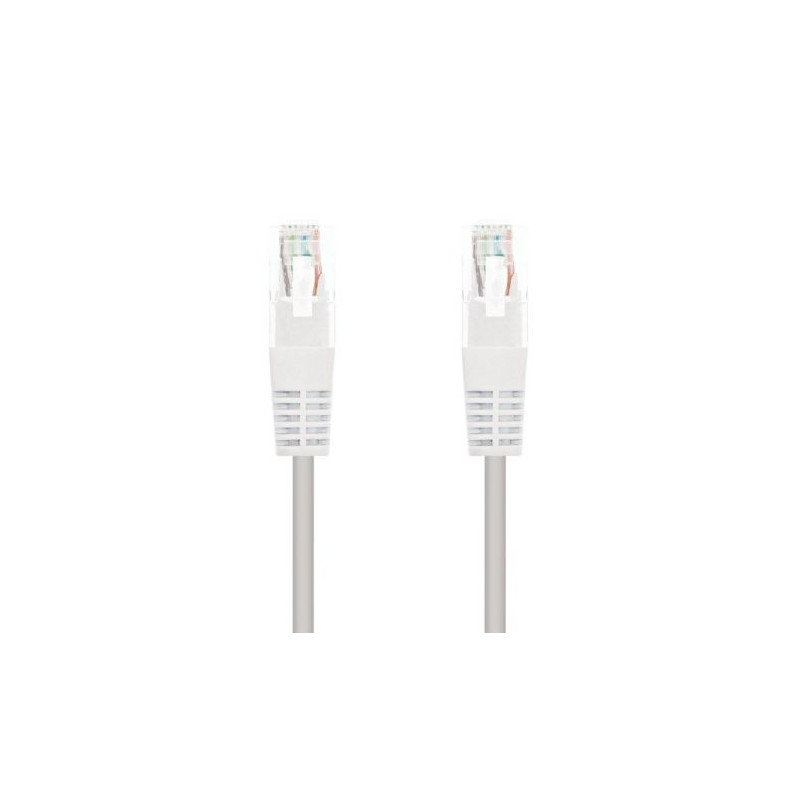 Cable de Red Latiguillo RJ45 Cat 6 UTP - 1 m · Blanco
