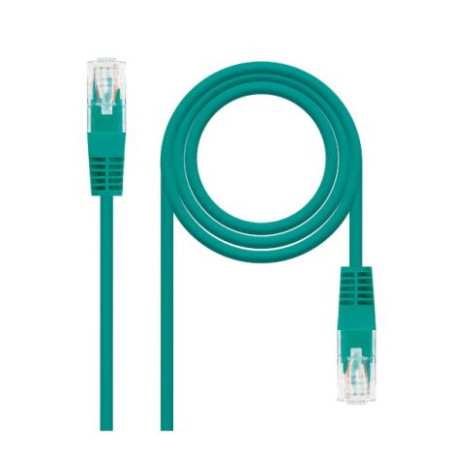 Cable de Red Latiguillo RJ45 Cat 6 UTP - 2 m · Verde
