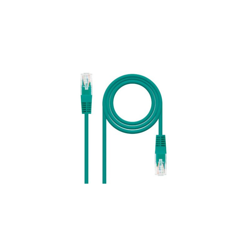 Cable de Red Latiguillo RJ45 Cat 6 UTP - 3 m · Verde