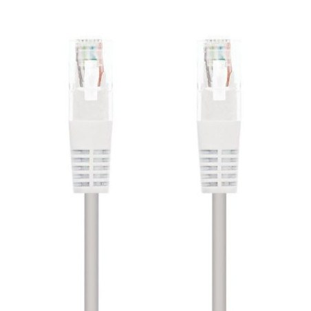 Cable de Red Latiguillo RJ45 Cat 6 UTP - 3 m · Blanco