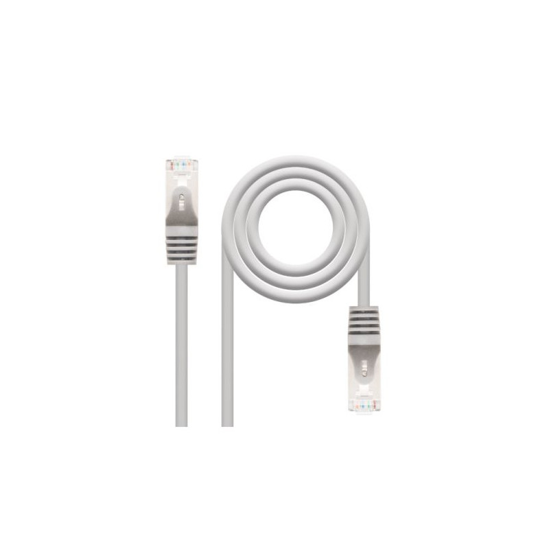 Cable de Red Latiguillo RJ45 Cat 6 FTP - 2 m · Gris